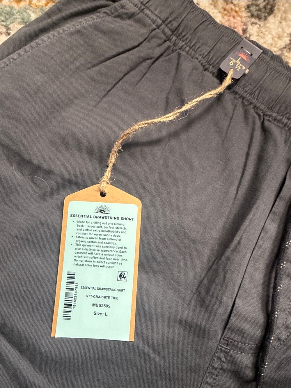 Faherty Men's Essential Drawstring Short - Picture 3 of 3